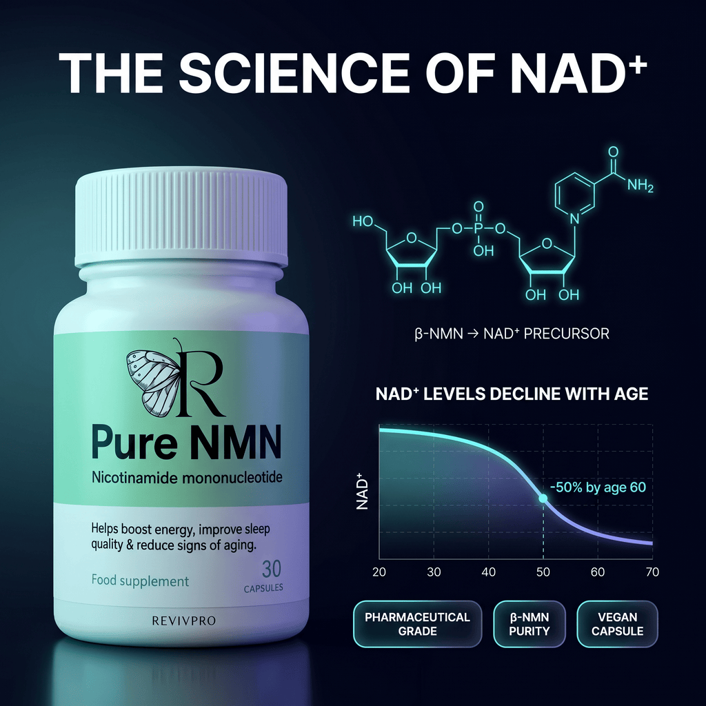NMN Supplement Pure Capsules – Boost Energy & Fight Aging | RevivPro