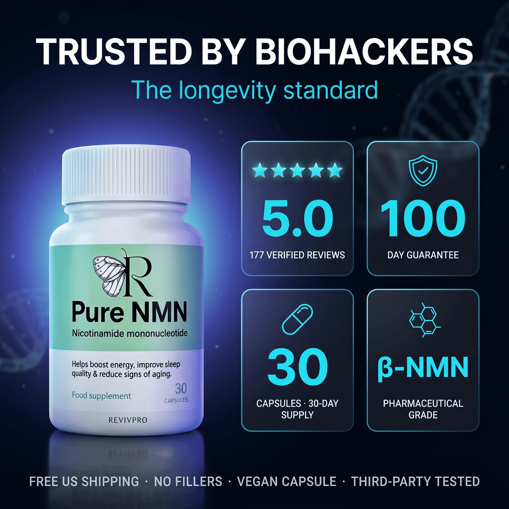 NMN Supplement Pure Capsules – Boost Energy & Fight Aging | RevivPro