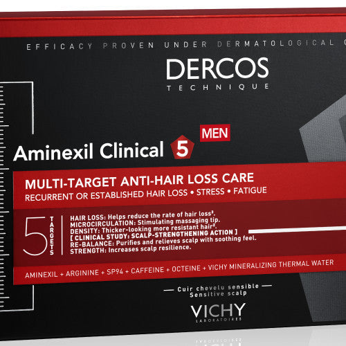 Vichy Dercos Aminexil Clinical 5 Homme Hair Loss Treatment